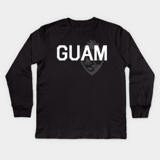 GUAM USA Guamanian Chamorro Pride Kids Long Sleeve T-Shirt